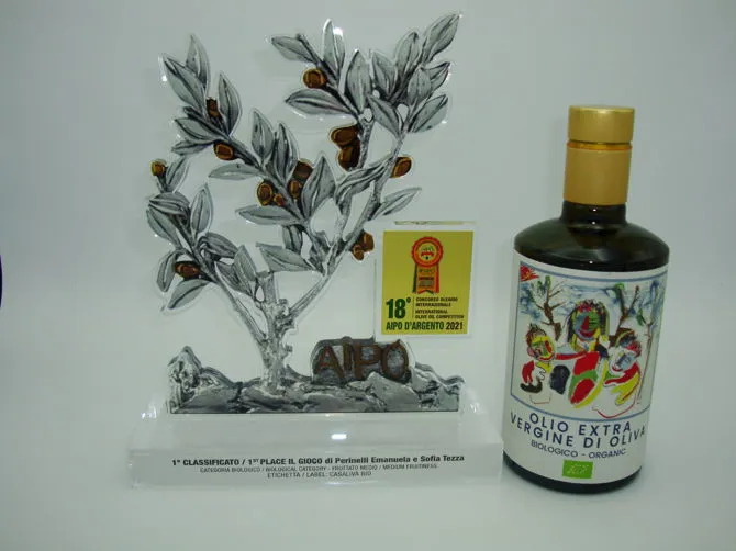 Olio Extravergine di Oliva Biologico, Nutraceutico 100% Italiano, 0,5 LT.