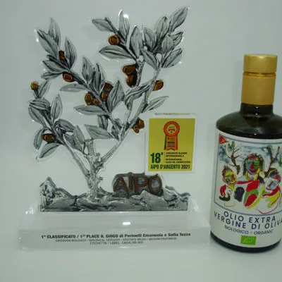 Olio Extravergine di Oliva Biologico, Nutraceutico 100% Italiano, 0,5 LT.