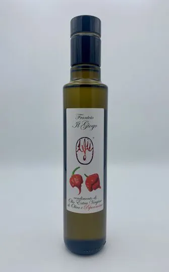 Olio Extravergine di Oliva condimento a base di Peperoncino 