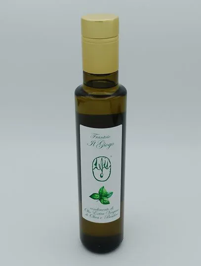Olio Extravergine di Oliva condimento a base di Basilico